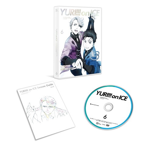 ユーリ On Ice Blu Ray Dvd第6巻ジャケットイラストが公開 ラストを飾るのはエキシビジョン衣装の勇利 ヴィクトル Anime Recorder