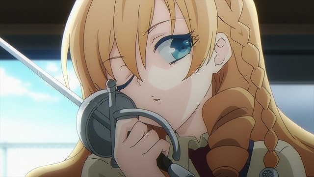 Tvアニメ 武装少女マキャヴェリズム 第五節 愛狂しき刃 花酒蕨 先行カットが到着 納村の前に現れる不気味な少女 眠目さとり Anime Recorder