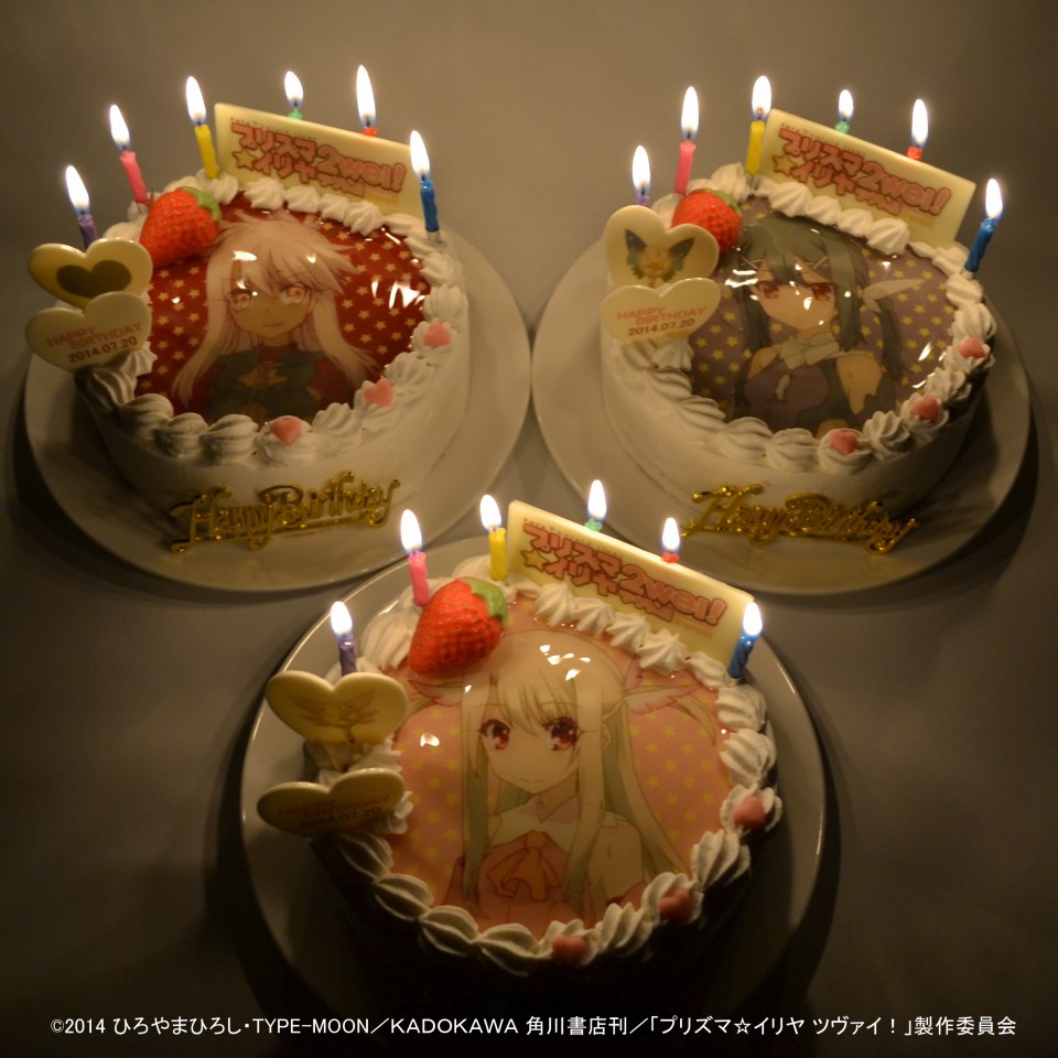 Tvアニメ Fate Kaleid Liner プリズマ イリヤ ツヴァイ イリヤ 美遊 クロのキャラクターケーキが発売決定 3キャラクターの誕生日である7月日に発送予定 Anime Recorder