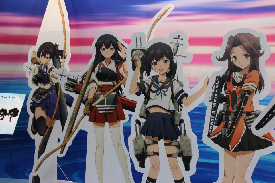 キャラホビ14に 艦隊これくしょん 艦これ に鎮守府が登場 川内型3姉妹のアニメビジュアルなどが展示 Anime Recorder