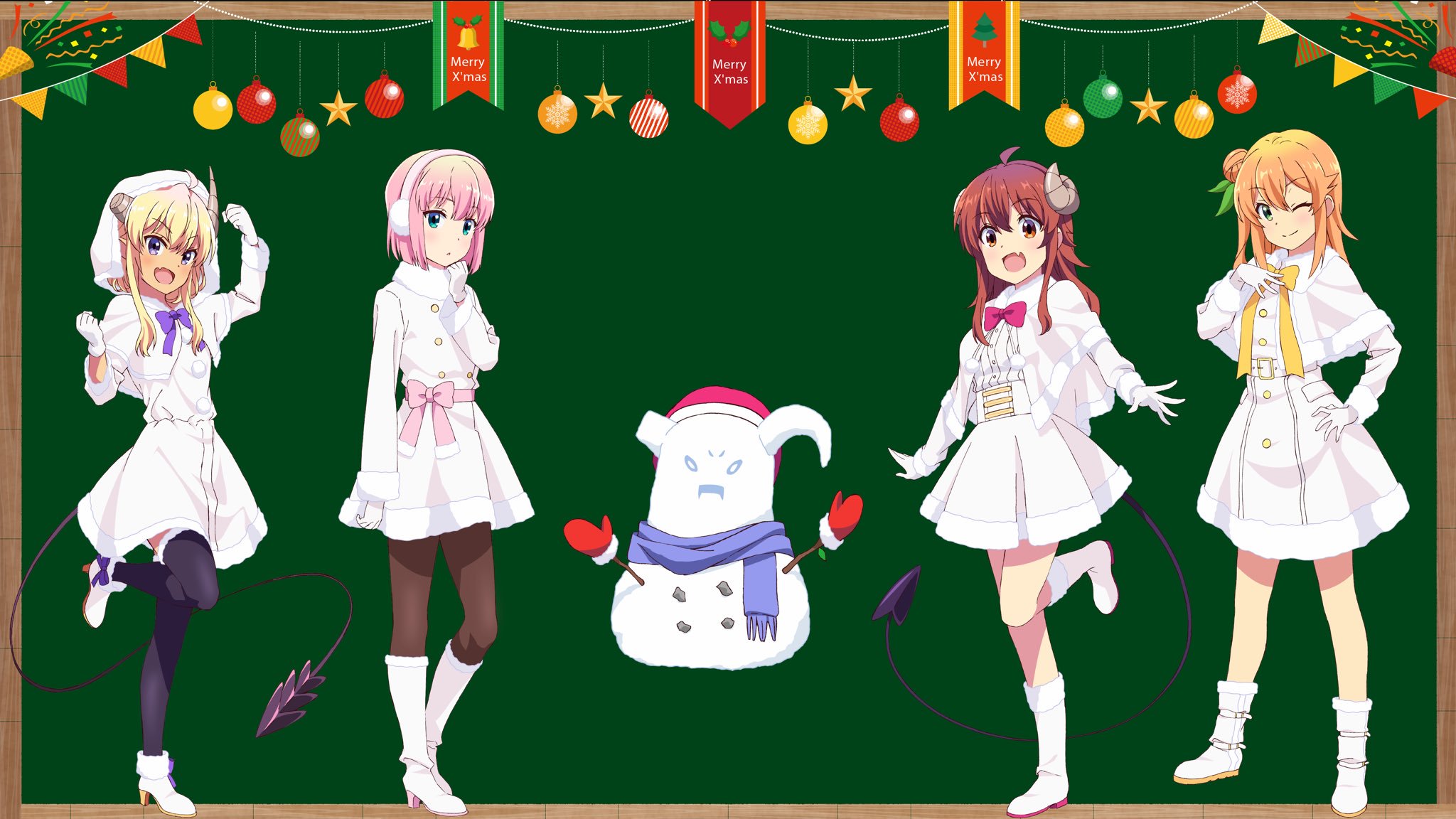 まちカドまぞく クリスマスフェアがアトレ秋葉原で開催決定 グッズ販売に加え館内外のキャラクタージャックも Anime Recorder