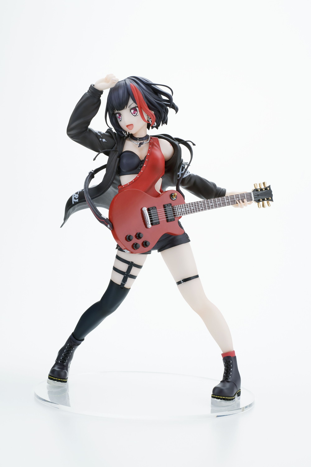 ガルパ Afterglow美竹蘭が1 7スケールで立体化 黒髪ショートヘアに赤メッシュの髪型やギター 衣装など細部にこだわり Anime Recorder