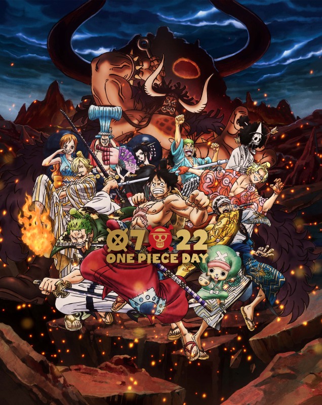 One Piece 連載開始の記念日に描き下ろしビジュアル公開 ワノ国公式スタンプ 期間限定ショップなど多彩な企画も発表 Anime Recorder