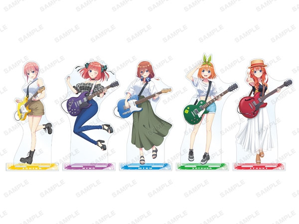 五等分の花嫁 タワレコでポップアップショップが開催 描き下ろしグッズで五つ子姉妹がギターを演奏 Anime Recorder